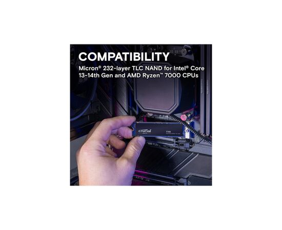 Накопичувач SSD M.2 2280 4TB T705 Micron (CT4000T705SSD3), зображення 5 Накопичувач SSD M.2 2280 4TB T705 Micron (CT4000T705SSD3), зображення 5