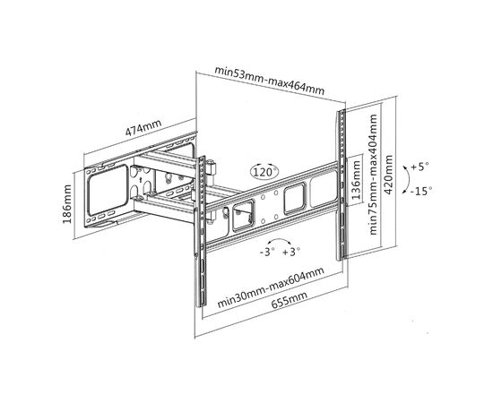 Кронштейн ITech PTRB49, изображение 10 Кронштейн ITech PTRB49, изображение 10