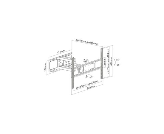Кронштейн ITech PTRB49, изображение 3 Кронштейн ITech PTRB49, изображение 3