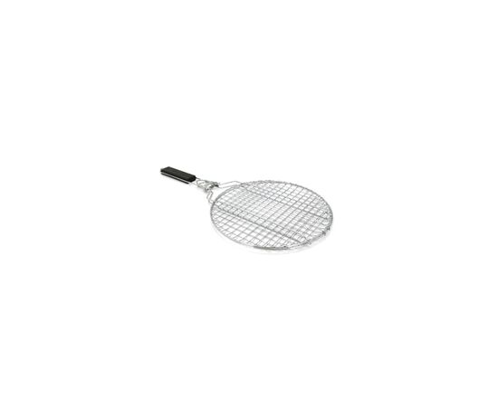 Решётка для гриля Voltronic складана кругла 28x28 см, ручка 27cm (YT-GR33-O), изображение 2 Решётка для гриля Voltronic складана кругла 28x28 см, ручка 27cm (YT-GR33-O), изображение 2