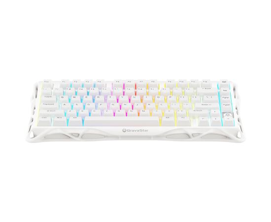 Клавиатура GravaStar Mercury K1 Lite Wireless/Bluetooth/USB UA White (GSK1LITE_WHT)