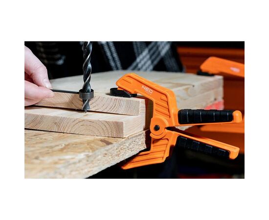 Струбцина Neo Tools затискач пружинний, пластик, 100мм (45-523), изображение 2 Струбцина Neo Tools затискач пружинний, пластик, 100мм (45-523), изображение 2