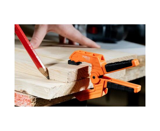 Струбцина Neo Tools затискач пружинний, пластик, 50мм (45-520), изображение 3 Струбцина Neo Tools затискач пружинний, пластик, 50мм (45-520), изображение 3