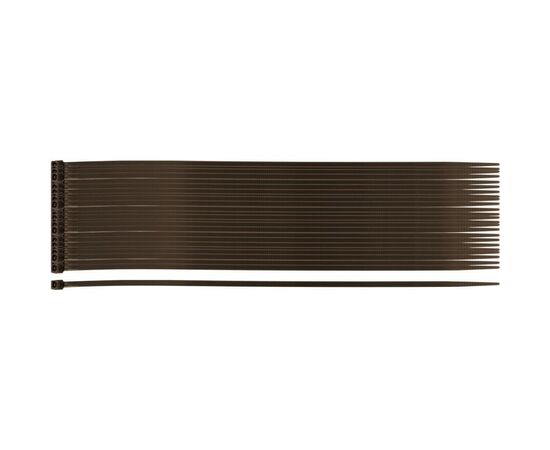 Стяжка Neo Tools 50шт, пластик, 2.5х200мм, коричневая (15-976)
