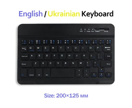 Клавиатура BeCover Bluetooth UA Black (713408)