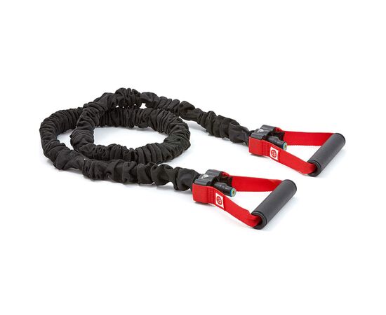 Эспандер Adidas Power Tube ADTB-10603 чорний, червоний 122 см (885652000284)