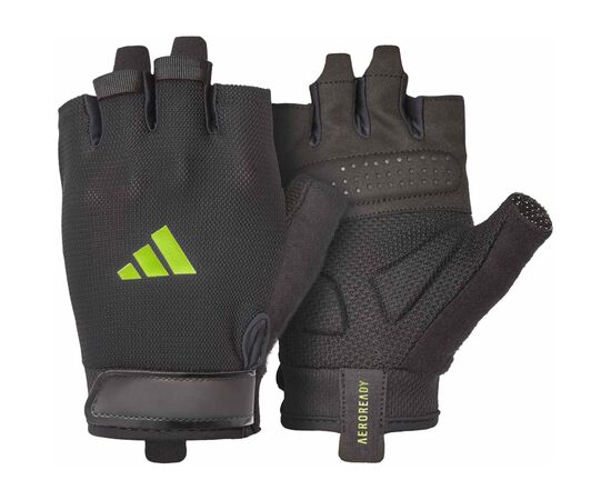 Перчатки для фитнеса Adidas Essential Training Gloves ADGB-15002GN чорний, зелений M (885652025966)