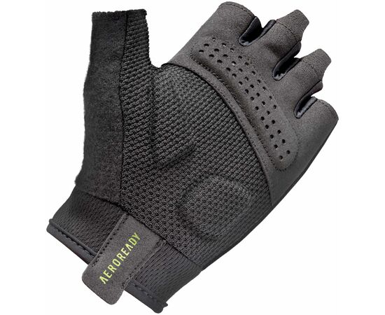 Перчатки для фитнеса Adidas Essential Training Gloves ADGB-15000GN чорний, зелений XS (885652027731), изображение 2 Перчатки для фитнеса Adidas Essential Training Gloves ADGB-15000GN чорний, зелений XS (885652027731), изображение 2