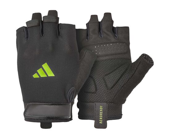 Перчатки для фитнеса Adidas Essential Training Gloves ADGB-15000GN чорний, зелений XS (885652027731)