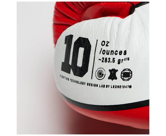 Боксерські рукавички Leone GN047 Shock Red 12 унцій (GN047_Red_12oz), зображення 7 Боксерські рукавички Leone GN047 Shock Red 12 унцій (GN047_Red_12oz), зображення 7
