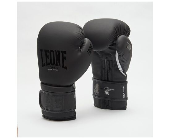 Боксерские перчатки Leone GN059 Black/White 10 унцій (GN059_Bl/White_10oz), изображение 5 Боксерские перчатки Leone GN059 Black/White 10 унцій (GN059_Bl/White_10oz), изображение 5