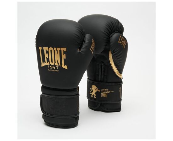 Боксерские перчатки Leone GN059D Black/Gold 12 унцій (GN059D_Bl/Gold_12oz), изображение 2 Боксерские перчатки Leone GN059D Black/Gold 12 унцій (GN059D_Bl/Gold_12oz), изображение 2