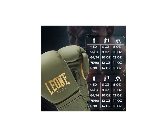Боксерские перчатки Leone GN059G Military Edition Green 10 унцій (GN059G_Green_10oz), изображение 10 Боксерские перчатки Leone GN059G Military Edition Green 10 унцій (GN059G_Green_10oz), изображение 10