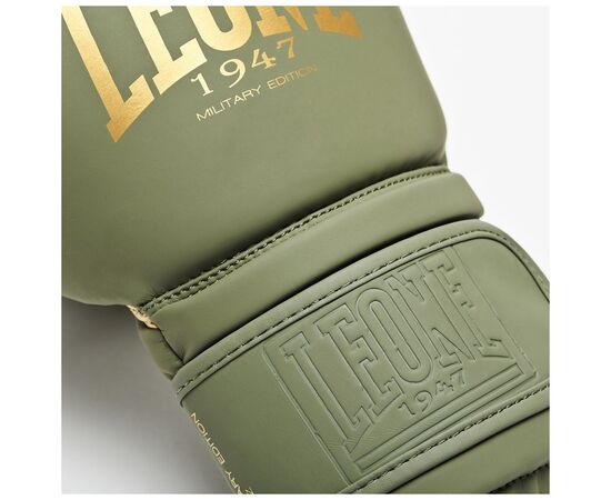 Боксерские перчатки Leone GN059G Military Edition Green 10 унцій (GN059G_Green_10oz), изображение 8 Боксерские перчатки Leone GN059G Military Edition Green 10 унцій (GN059G_Green_10oz), изображение 8
