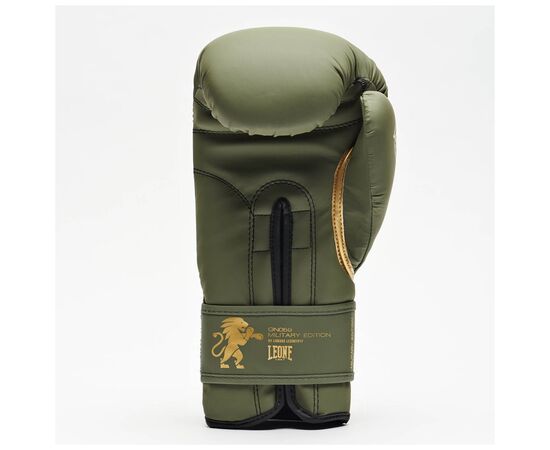 Боксерские перчатки Leone GN059G Military Edition Green 12 унцій (GN059G_Green_12oz), изображение 4 Боксерские перчатки Leone GN059G Military Edition Green 12 унцій (GN059G_Green_12oz), изображение 4