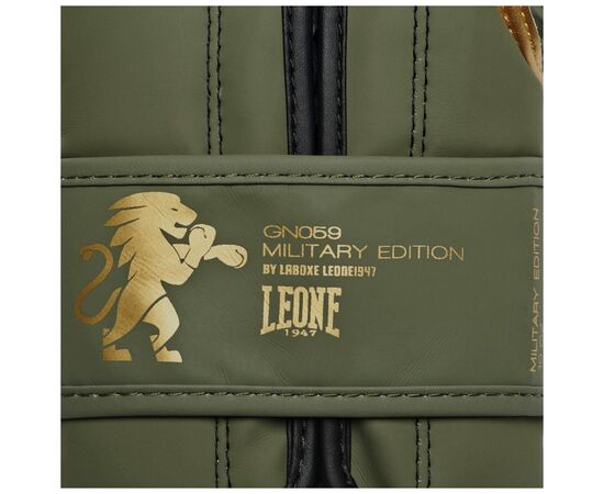 Боксерские перчатки Leone GN059G Military Edition Green 12 унцій (GN059G_Green_12oz), изображение 7 Боксерские перчатки Leone GN059G Military Edition Green 12 унцій (GN059G_Green_12oz), изображение 7