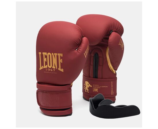 Боксерські рукавички Leone GN059X Bordeaux ED 10 унцій (GN059X_BORDEAUX_10oz)
