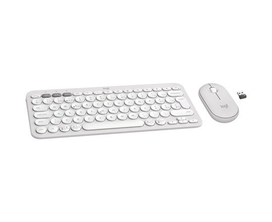 Комплект Logitech Pebble 2 Wireless UA White (920-012240), изображение 2 Комплект Logitech Pebble 2 Wireless UA White (920-012240), изображение 2