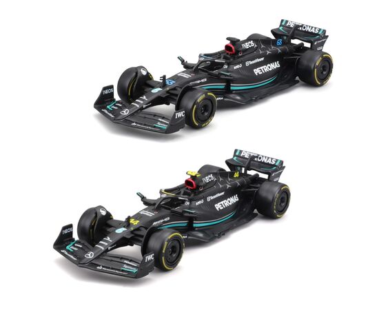 Машина Bburago Mercedes-AMG F1 W14 E Performance (2023) (143) (18-38080), изображение 2 Машина Bburago Mercedes-AMG F1 W14 E Performance (2023) (143) (18-38080), изображение 2