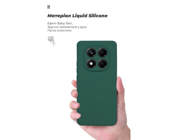 Чохол до мобільного телефона Armorstandart ICON Xiaomi Redmi Note 14 Pro 4G Dark Green (ARM86878), зображення 7