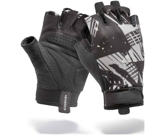 Перчатки для фитнеса Adidas Essential Training Gloves ADGB-15002AB чорний, сірий M (885652026956), изображение 5 Перчатки для фитнеса Adidas Essential Training Gloves ADGB-15002AB чорний, сірий M (885652026956), изображение 5