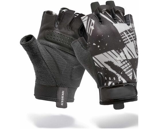 Перчатки для фитнеса Adidas Essential Training Gloves ADGB-15000AB чорний, сірий XS (885652027700), изображение 5 Перчатки для фитнеса Adidas Essential Training Gloves ADGB-15000AB чорний, сірий XS (885652027700), изображение 5