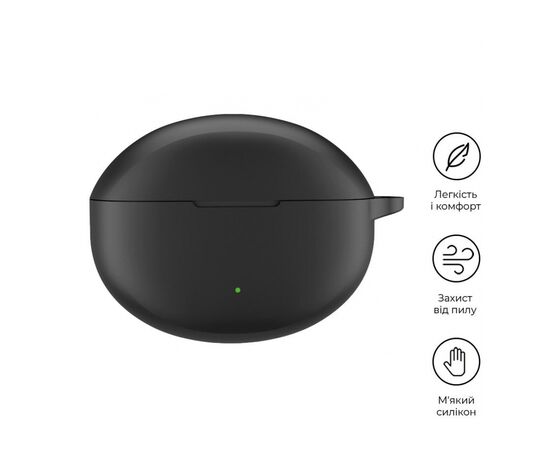 Чехол для наушников BeCover Silicon для OPPO Enco Air4 Pro Black (713222), изображение 4 Чехол для наушников BeCover Silicon для OPPO Enco Air4 Pro Black (713222), изображение 4