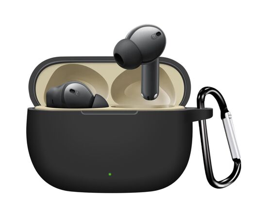 Чехол для наушников BeCover Silicon для Realme Buds T310 Black (713219), изображение 2 Чехол для наушников BeCover Silicon для Realme Buds T310 Black (713219), изображение 2