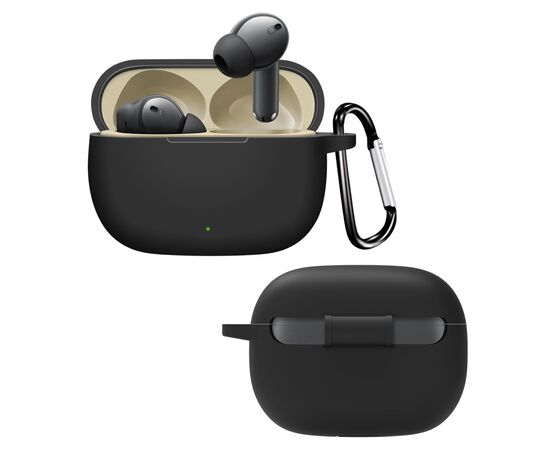 Чехол для наушников BeCover Silicon для Realme Buds T310 Black (713219), изображение 3 Чехол для наушников BeCover Silicon для Realme Buds T310 Black (713219), изображение 3