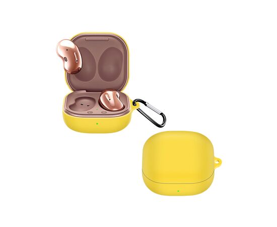 Чехол для наушников BeCover Silicon для Samsung Galaxy Buds FE SM-R400 Yellow (710099), изображение 2 Чехол для наушников BeCover Silicon для Samsung Galaxy Buds FE SM-R400 Yellow (710099), изображение 2