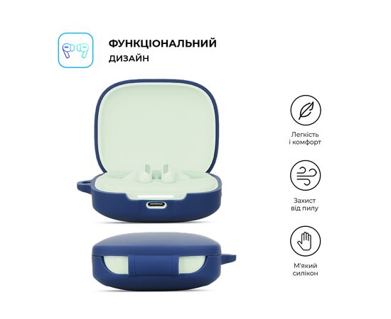 Чохол для навушників Armorstandart Hang Case для Xiaomi Redmi Buds 6 Dark Blue (ARM83391), зображення 2