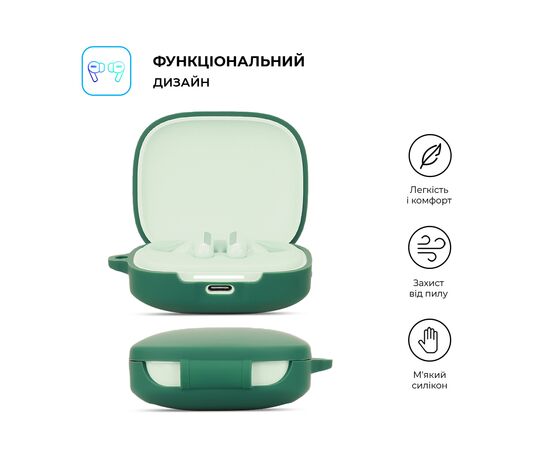 Чохол для навушників Armorstandart Hang Case для Xiaomi Redmi Buds 6 Green (ARM83392), зображення 2
