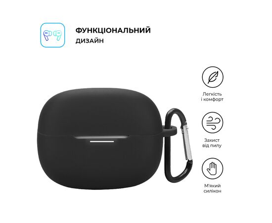 Чохол для навушників Armorstandart Hang Case для Xiaomi Redmi Buds 6 Pro Black (ARM83394), зображення 2