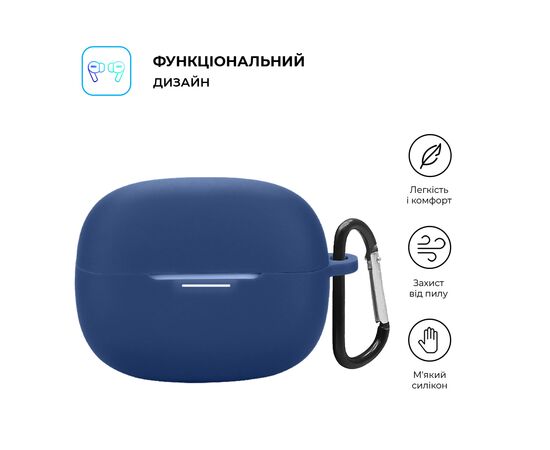Чохол для навушників Armorstandart Hang Case для Xiaomi Redmi Buds 6 Pro Dark Blue (ARM83395), зображення 2