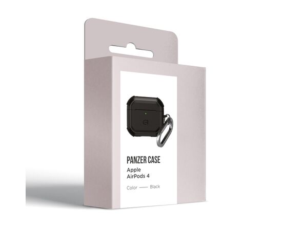 Чохол для навушників Armorstandart Panzer для Apple Airpods 4 Black (ARM82552), зображення 3 Чохол для навушників Armorstandart Panzer для Apple Airpods 4 Black (ARM82552), зображення 3