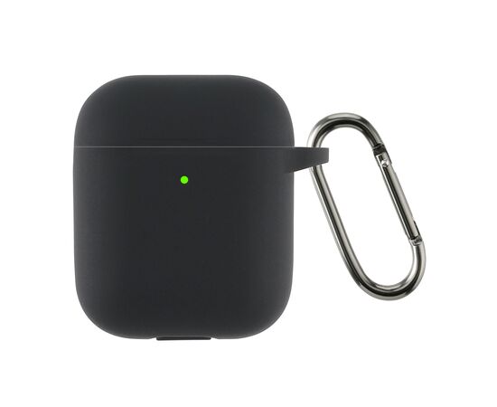 Чохол для навушників Armorstandart Ultrathin Silicone Case With Hook для Apple AirPods 2 Black (ARM59679)