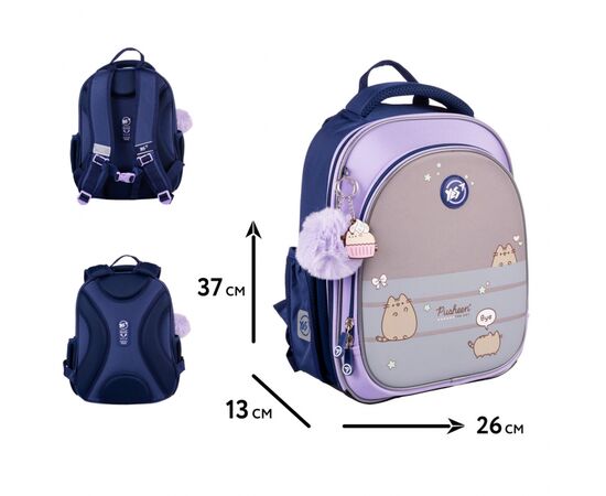 Рюкзак школьный Yes Pusheen Playful S-109 напівкаркасний (559880), изображение 2 Рюкзак школьный Yes Pusheen Playful S-109 напівкаркасний (559880), изображение 2