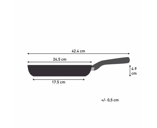 Сковорода Tefal So' Light 24см чорна (H0560442), изображение 3 Сковорода Tefal So' Light 24см чорна (H0560442), изображение 3