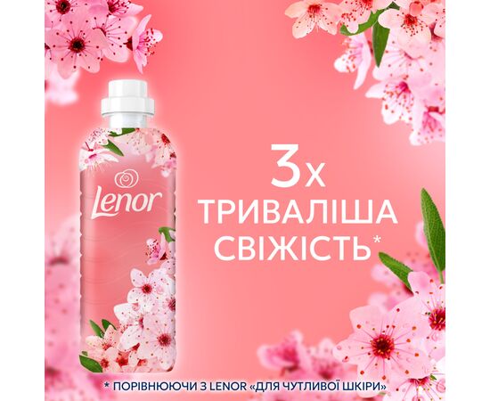 Кондиционер для белья Lenor Вишневый цвет и шалфей 675 мл (8700216723657), изображение 7 Кондиционер для белья Lenor Вишневый цвет и шалфей 675 мл (8700216723657), изображение 7
