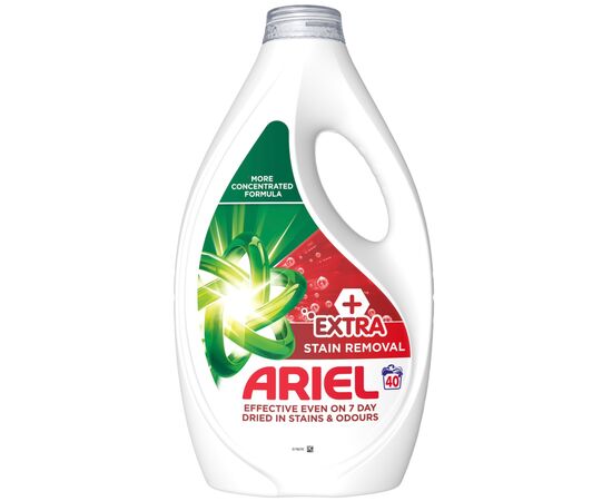 Гель для стирки Ariel Extra Stain Removal Экстрасила пятновыводителя 1.8 л (8700216691093), изображение 2 Гель для стирки Ariel Extra Stain Removal Экстрасила пятновыводителя 1.8 л (8700216691093), изображение 2