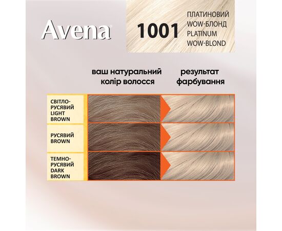 Краска для волос Acme Color Avena Blond Color Стойкая 1001 - Платиновый wow-блонд (4823115502513), изображение 5 Краска для волос Acme Color Avena Blond Color Стойкая 1001 - Платиновый wow-блонд (4823115502513), изображение 5