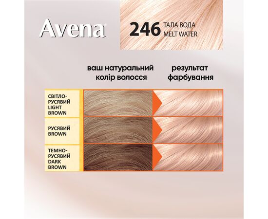 Фарба для волосся Acme Color Avena Blond Color Стійка 246 - Тала вода (4823115502452), зображення 5