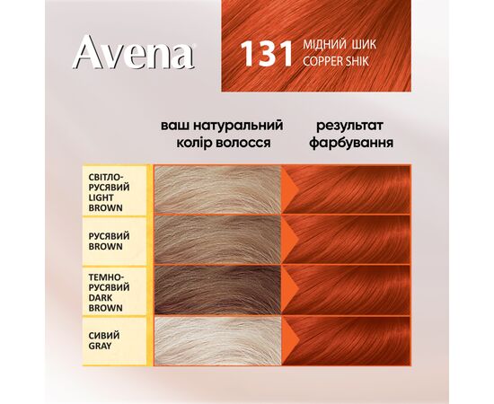 Краска для волос Acme Color Avena Gloss Color Стойкая 131 - Медный шик (4823115502742), изображение 5 Краска для волос Acme Color Avena Gloss Color Стойкая 131 - Медный шик (4823115502742), изображение 5