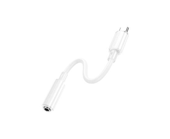 Адаптер USB-C to 3.5mm F 1.0m BV22 white BOROFONE (6941991117008), изображение 2 Адаптер USB-C to 3.5mm F 1.0m BV22 white BOROFONE (6941991117008), изображение 2