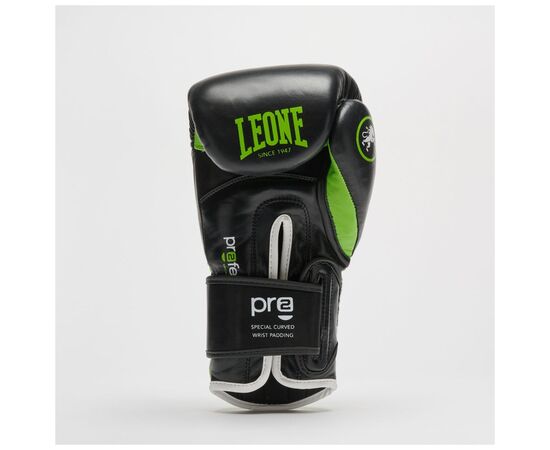 Боксерские перчатки Leone GN115 Professional 2 Black 12 унцій (GN115_Black_12oz), изображение 6 Боксерские перчатки Leone GN115 Professional 2 Black 12 унцій (GN115_Black_12oz), изображение 6