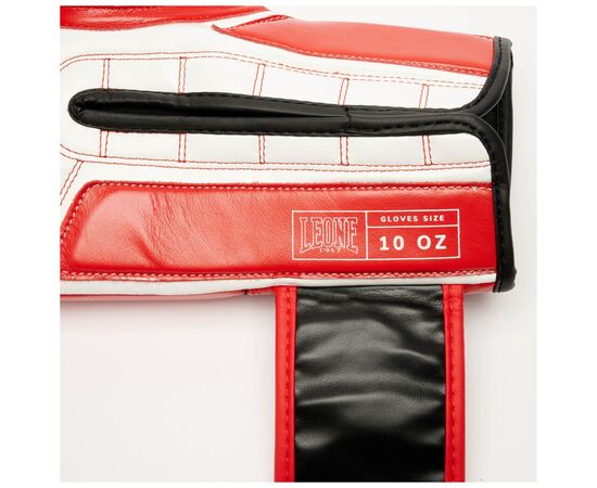 Боксерские перчатки Leone GN208 Iconic Red 12 унцій (GN208_Red_12oz), изображение 9 Боксерские перчатки Leone GN208 Iconic Red 12 унцій (GN208_Red_12oz), изображение 9