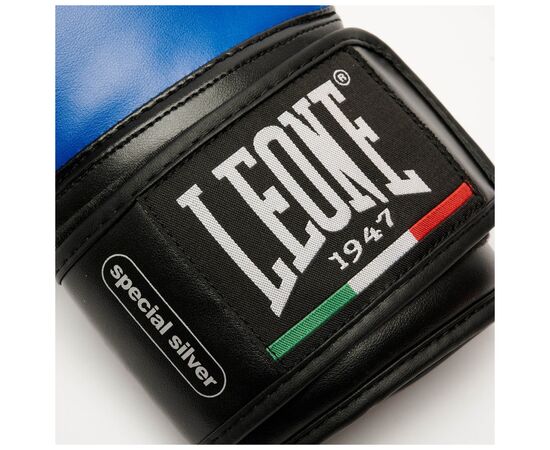 Боксерские перчатки Leone GN383 Thunder Blue 8 унцій (GN383_Blue_8oz), изображение 8 Боксерские перчатки Leone GN383 Thunder Blue 8 унцій (GN383_Blue_8oz), изображение 8