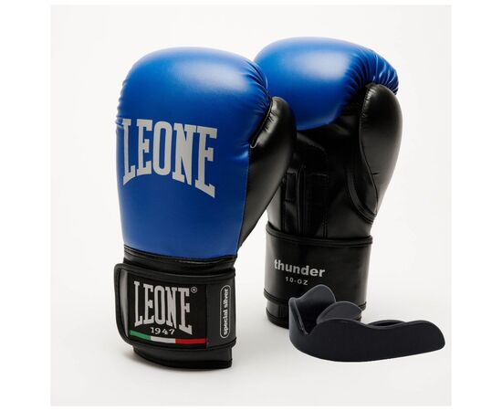 Боксерські рукавички Leone GN383 Thunder Blue 8 унцій (GN383_Blue_8oz)