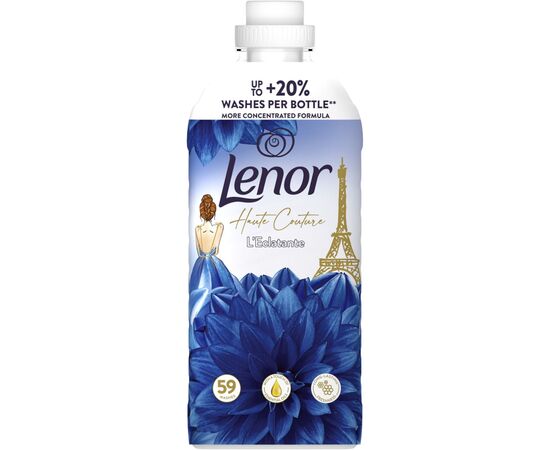 Кондиционер для белья Lenor Высокая мода Сияющий 1.239 л (8700216723770), изображение 2 Кондиционер для белья Lenor Высокая мода Сияющий 1.239 л (8700216723770), изображение 2