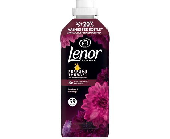Кондиционер для белья Lenor Цветок лотоса и бриллиантовый инжир 1.239 л (8700216723756), изображение 2 Кондиционер для белья Lenor Цветок лотоса и бриллиантовый инжир 1.239 л (8700216723756), изображение 2